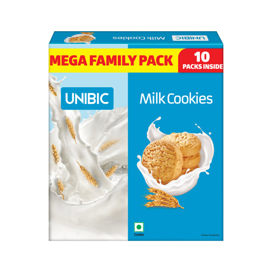 كوكيز الحليب يونيبيك 600 جرام-عبوة عائلية