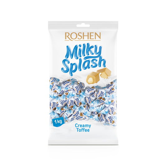 Roshen Milky Splash Toffee With A Milk Filling 1 Kg
