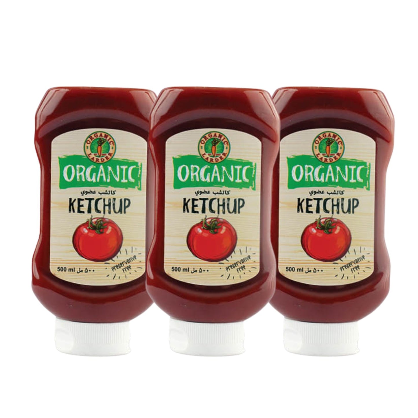 Organic Ketchup 500 ML x 3 Pcs