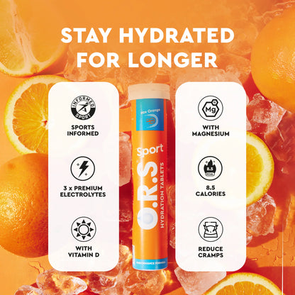 Clinova O.R.S SPORT Orange 20 Tablets