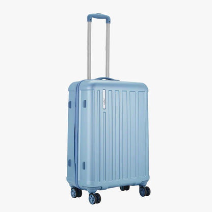 Safari Linea Set of 3 Pearl Blue Trolley Bags with Dual Wheels