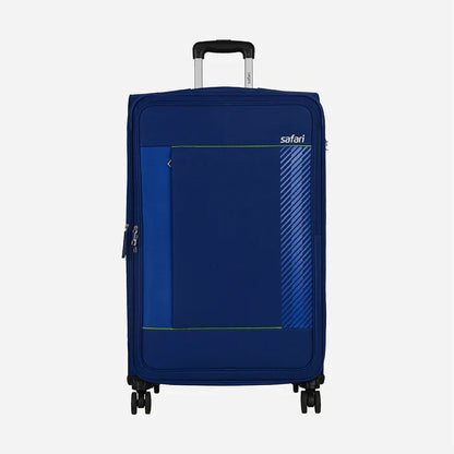 Safari Penta Blue Trolley Bag with Dual Wheels