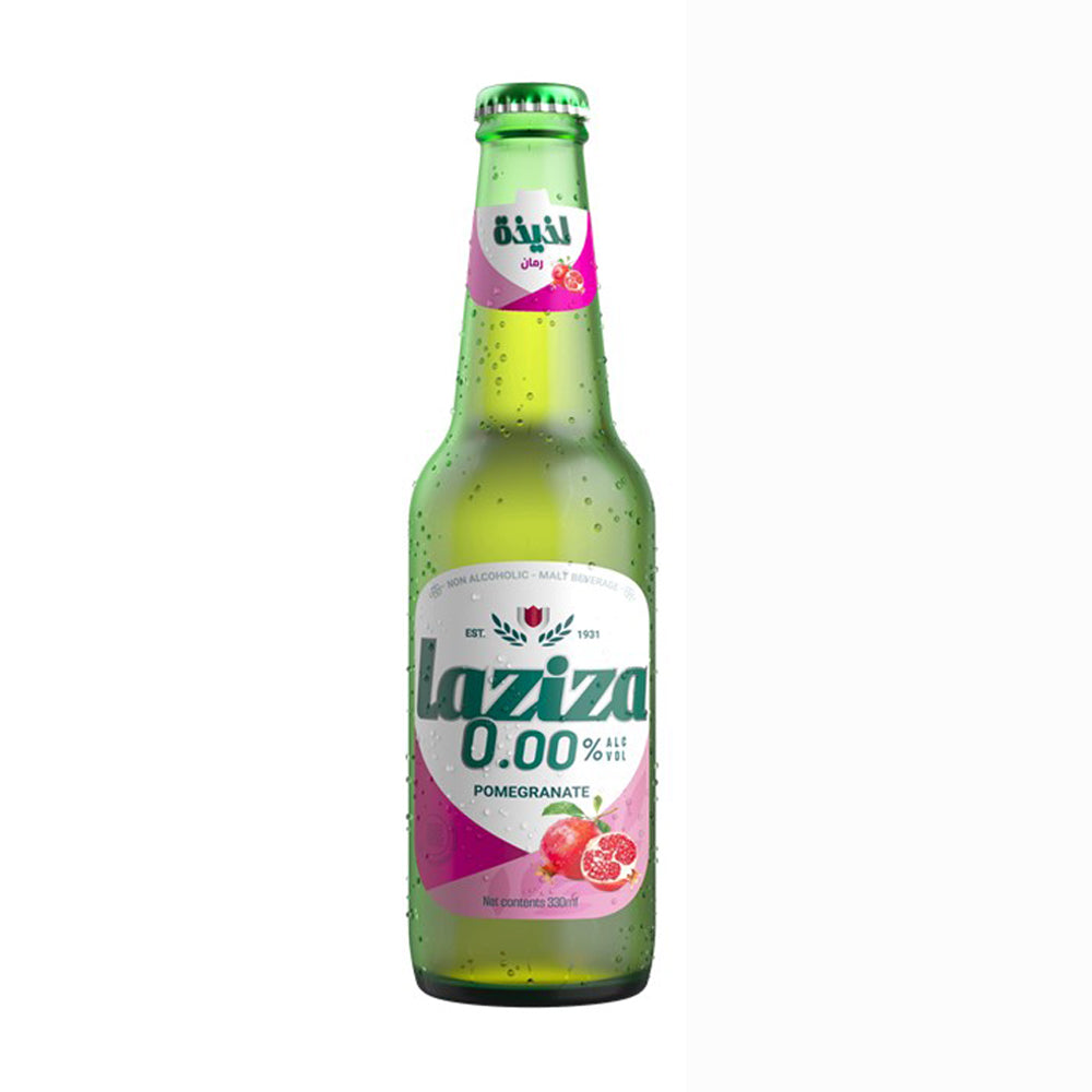 Laziza Non Alcoholic Malt Beverage Pomegranate - 330 ml