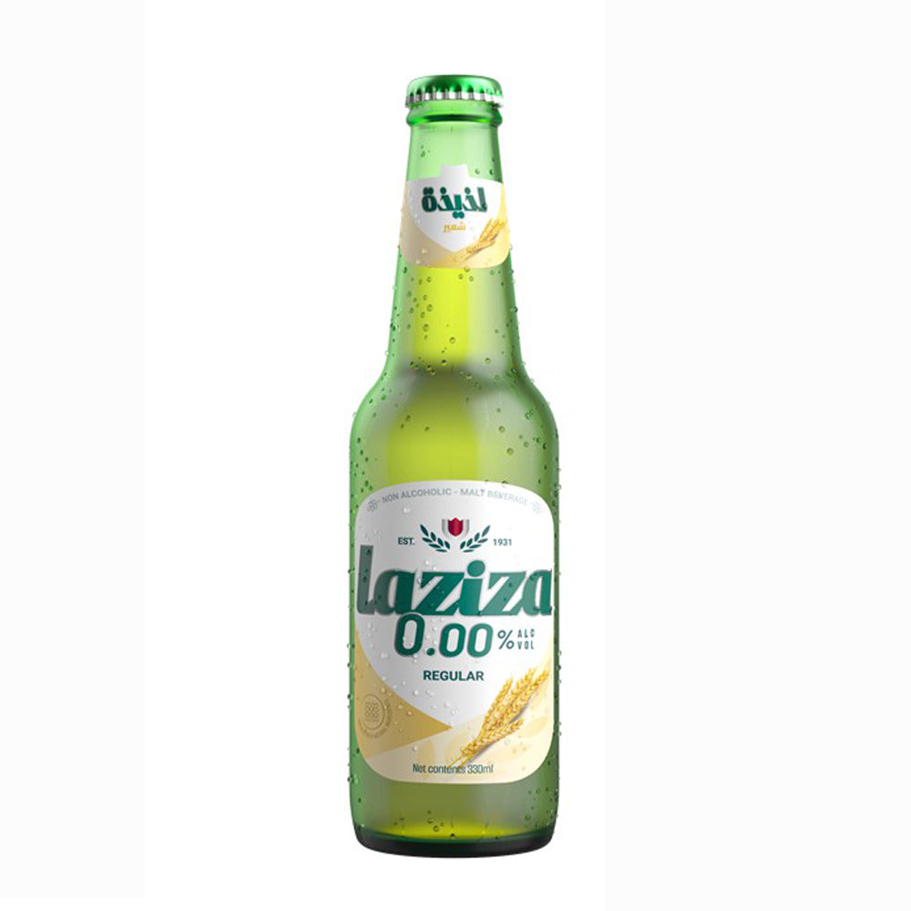 Laziza Non Alcoholic Malt Beverage Regular - 330 ml