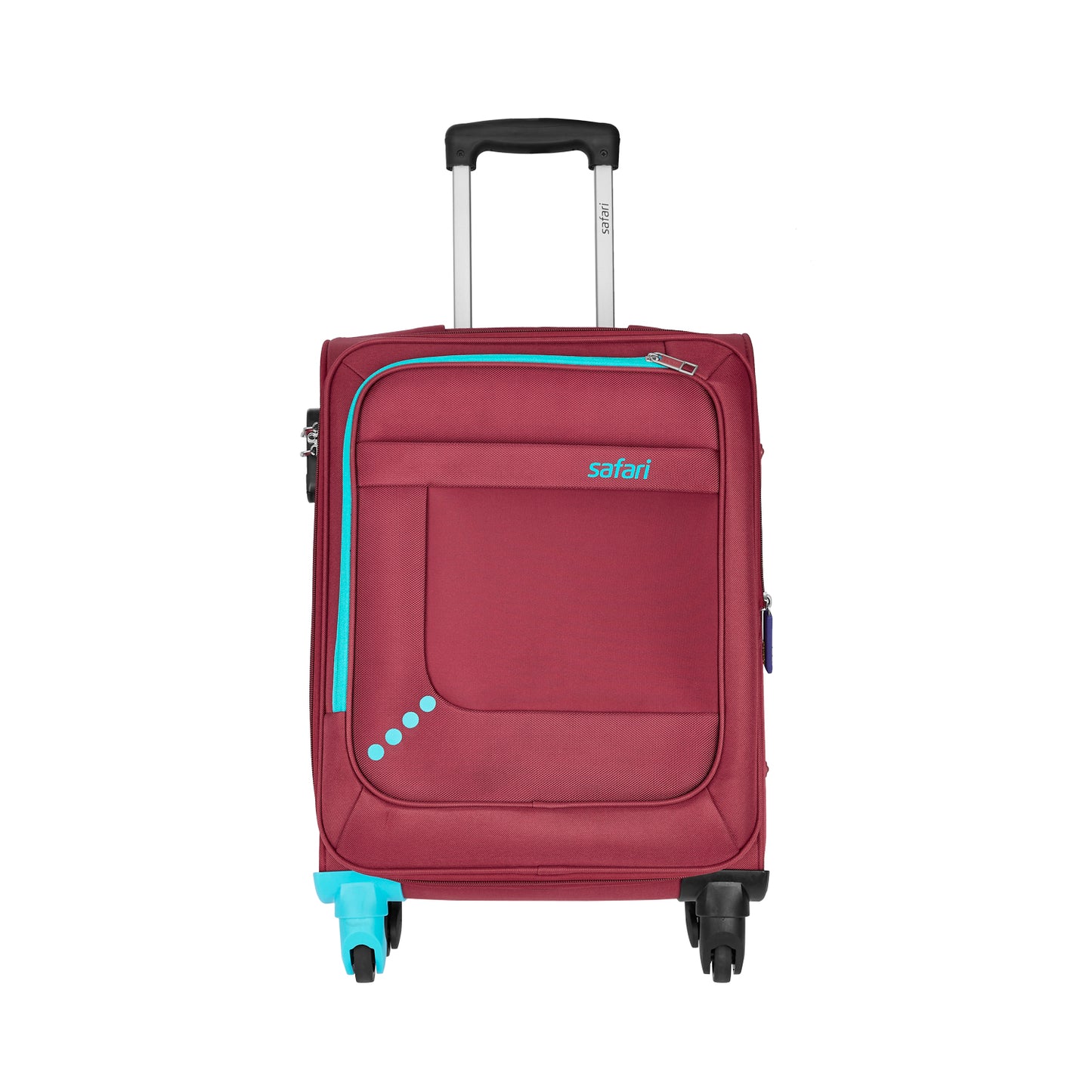 Safari Star Red Trolley Bags with 360° Wheels