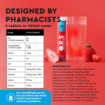 Clinova O.R.S Strawberry 24 Tablets