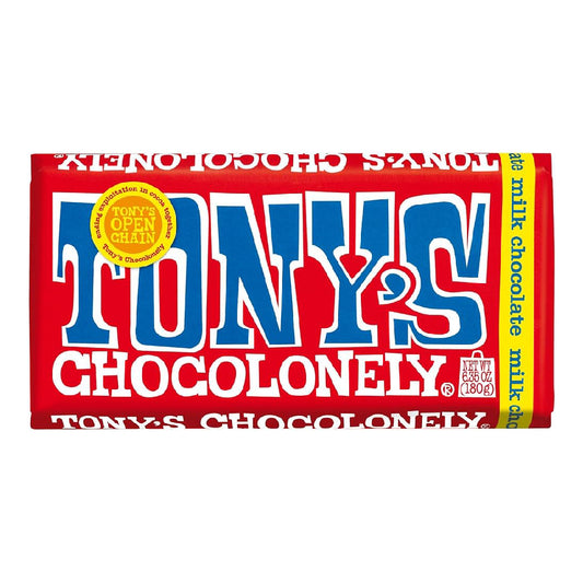 Tony'S Milk Chocolate Bar 180G