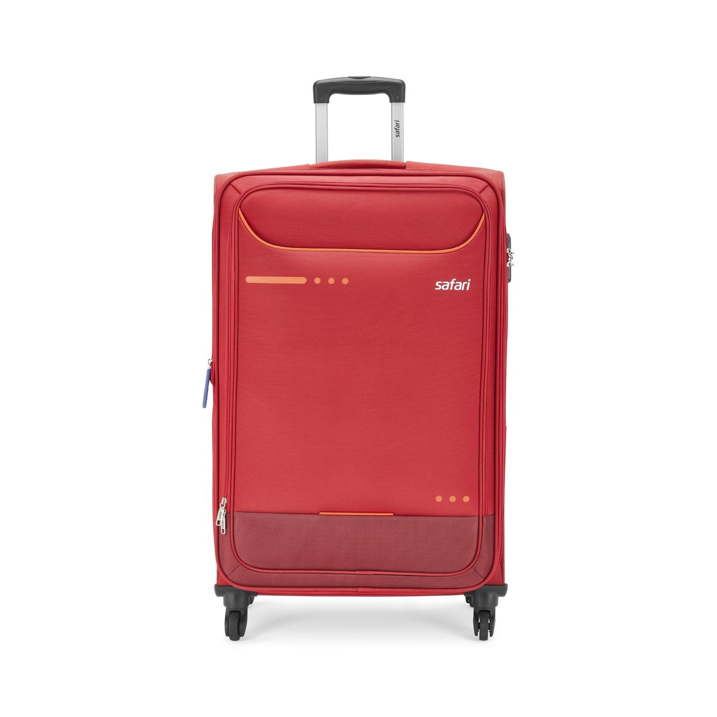 Safari Ultima Red Trolley Bags with 360° Wheels