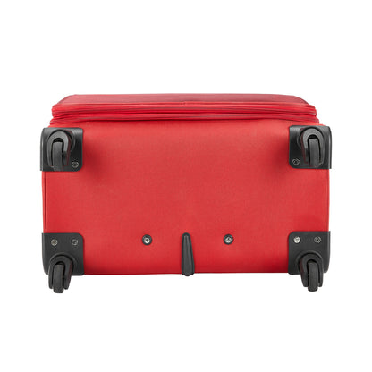 Safari Ultima Red Set of 3 Trolley Bags with 360° Wheels