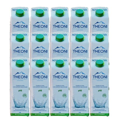 Theoni Natural Mineral Water Tetra Pack - 500 ML x 15 Pcs