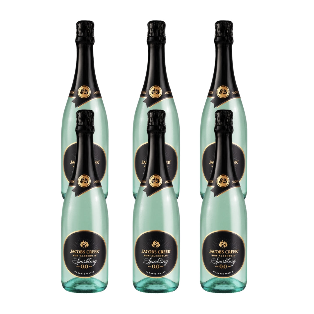 Jacob's Creek Non-Alcoholic Sparkling Classic White - 750 ML x 6 Pcs