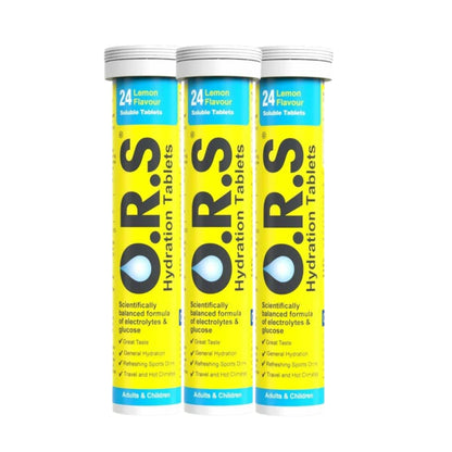 Clinova O.R.S Lemon 24 Tablets x 3 Pcs
