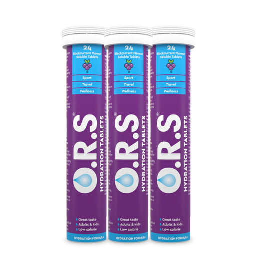 Clinova O.R.S Blackcurrant 24 Tablets x 3 Pcs