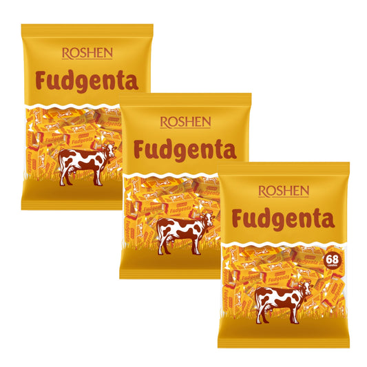 Roshen Fudgenta Milk Fudge 785G x 3 Pcs