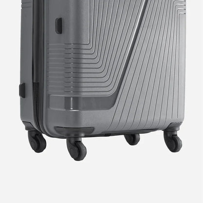 حقائب سفر سفاري زيون باللون الرمادي الداكن بعجلات 360 درجة
