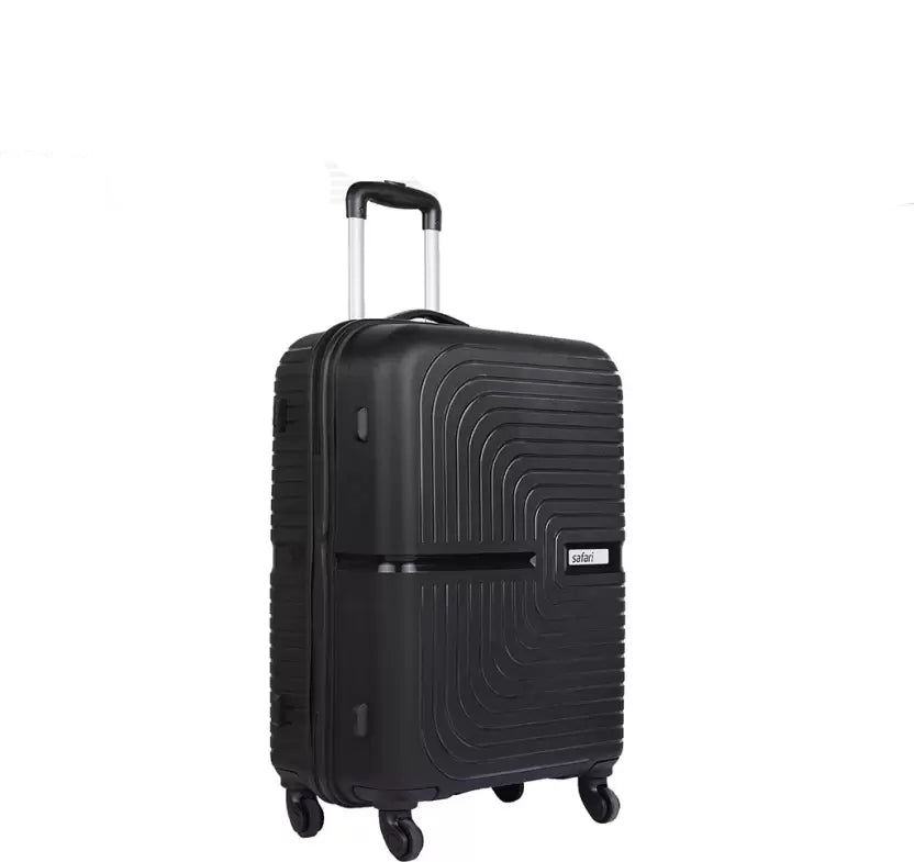 Safari Eclipse Black Set of 3 Trolley Bags with 360° Wheels