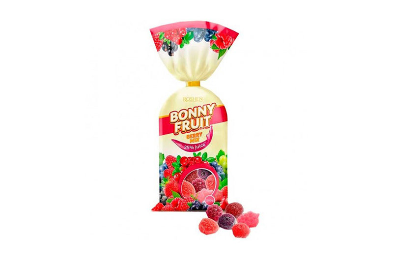 Roshen Jelly Candies Bonny Fruit Berry Mix 200G