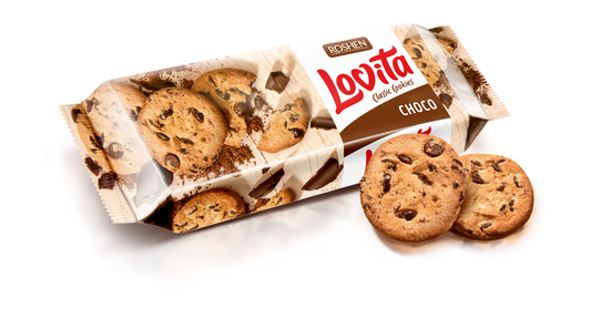 Lovita Cookies With Coating Drops 150G