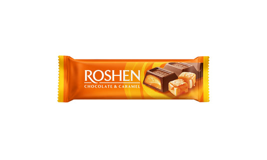 Roshen Milk Chocolate Bar With Caramel Filling