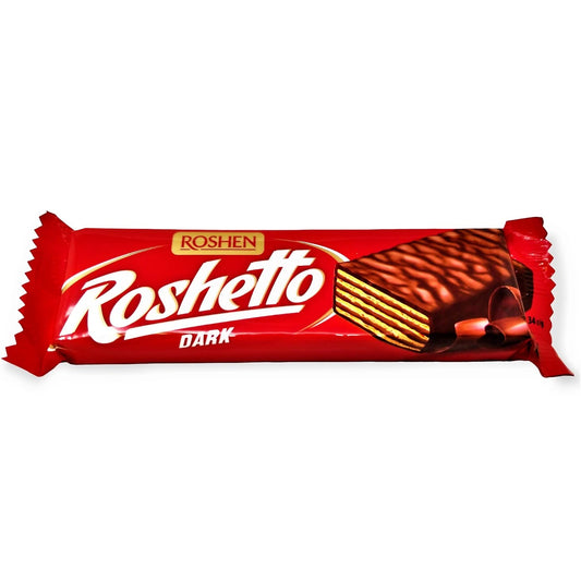 Roshetto Dark Wafer Bar Cocoa Filling