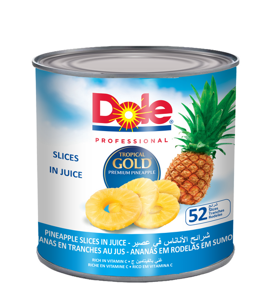 Dole Tropical Gold 52 Slices In Juice 3033 g