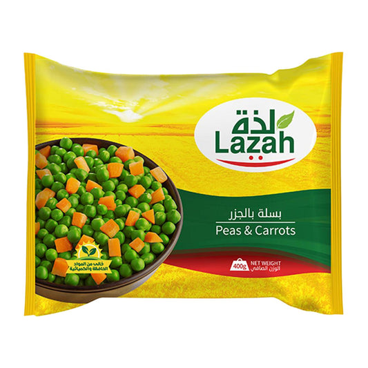 Lazah Frozen Peas & Carrots 400 G